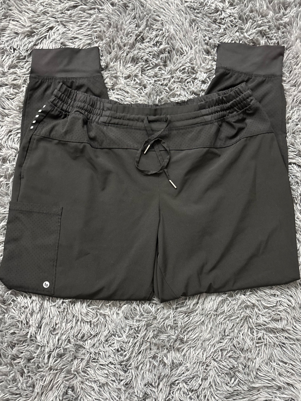 Barco One Black Jogger Scrubs Pants Medical Uniform Woman 2XL